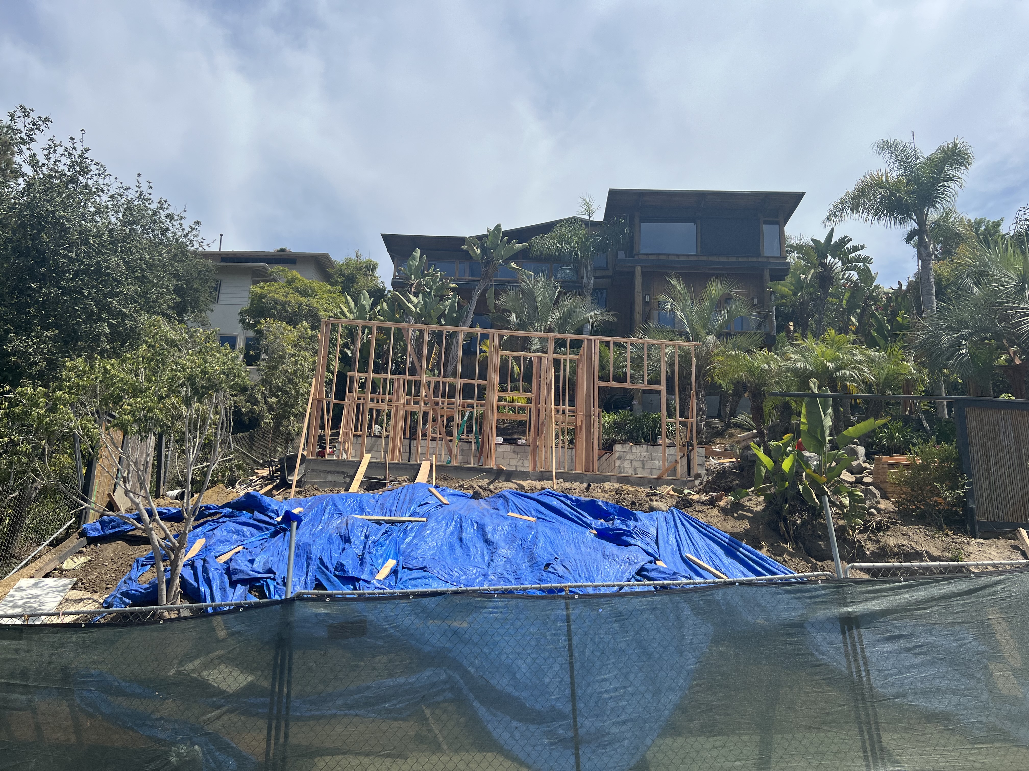 San Diego ADU framing and construction process