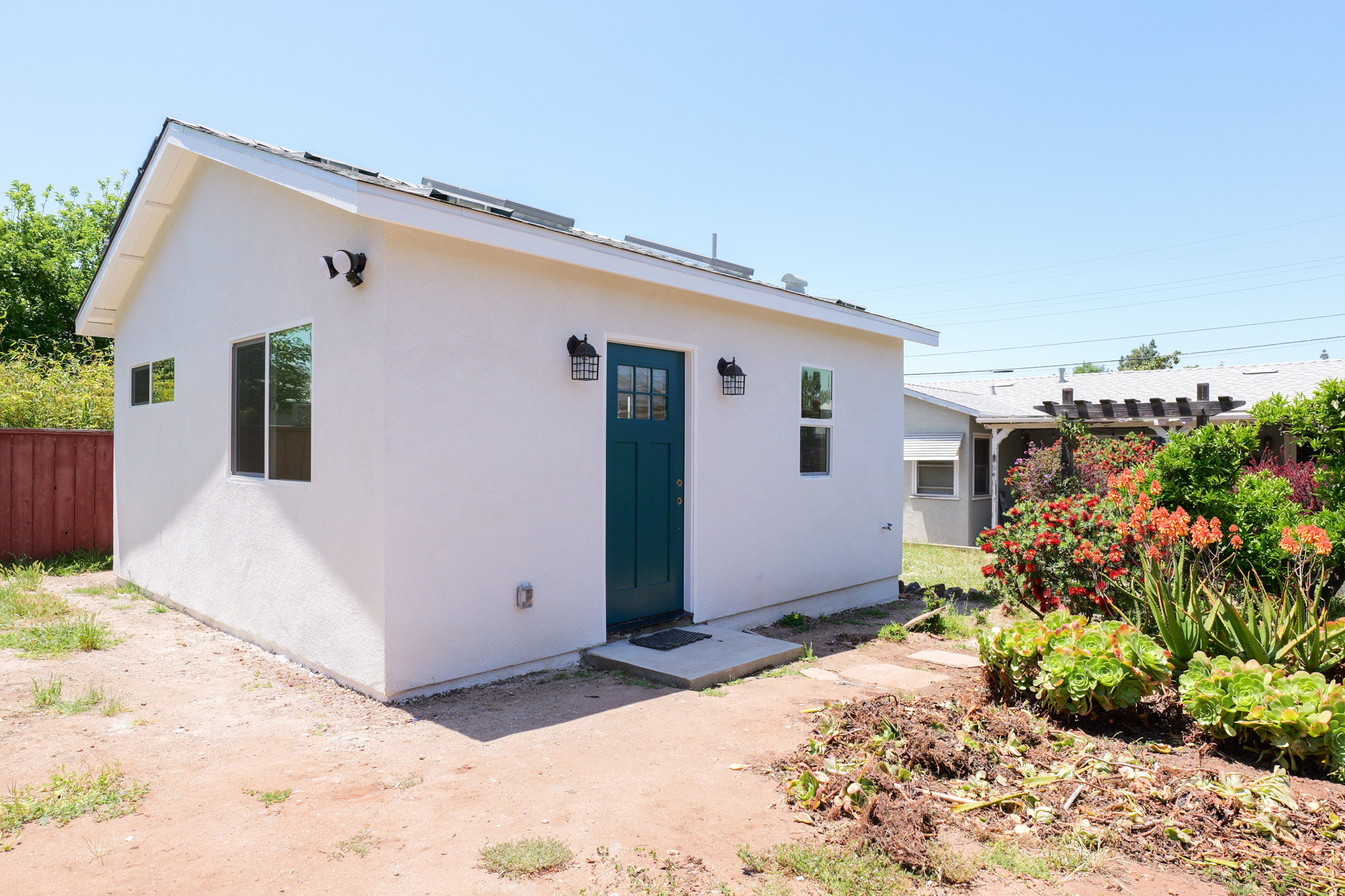 Detached accessory dwelling unit built by CRS Builders Inc. in San Diego
