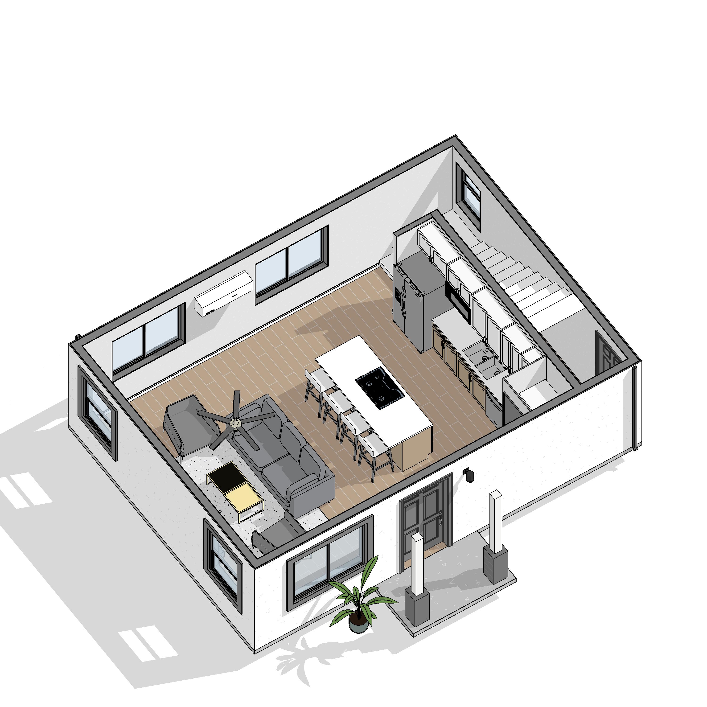 Altura 3D Isometric Model — Alternate View