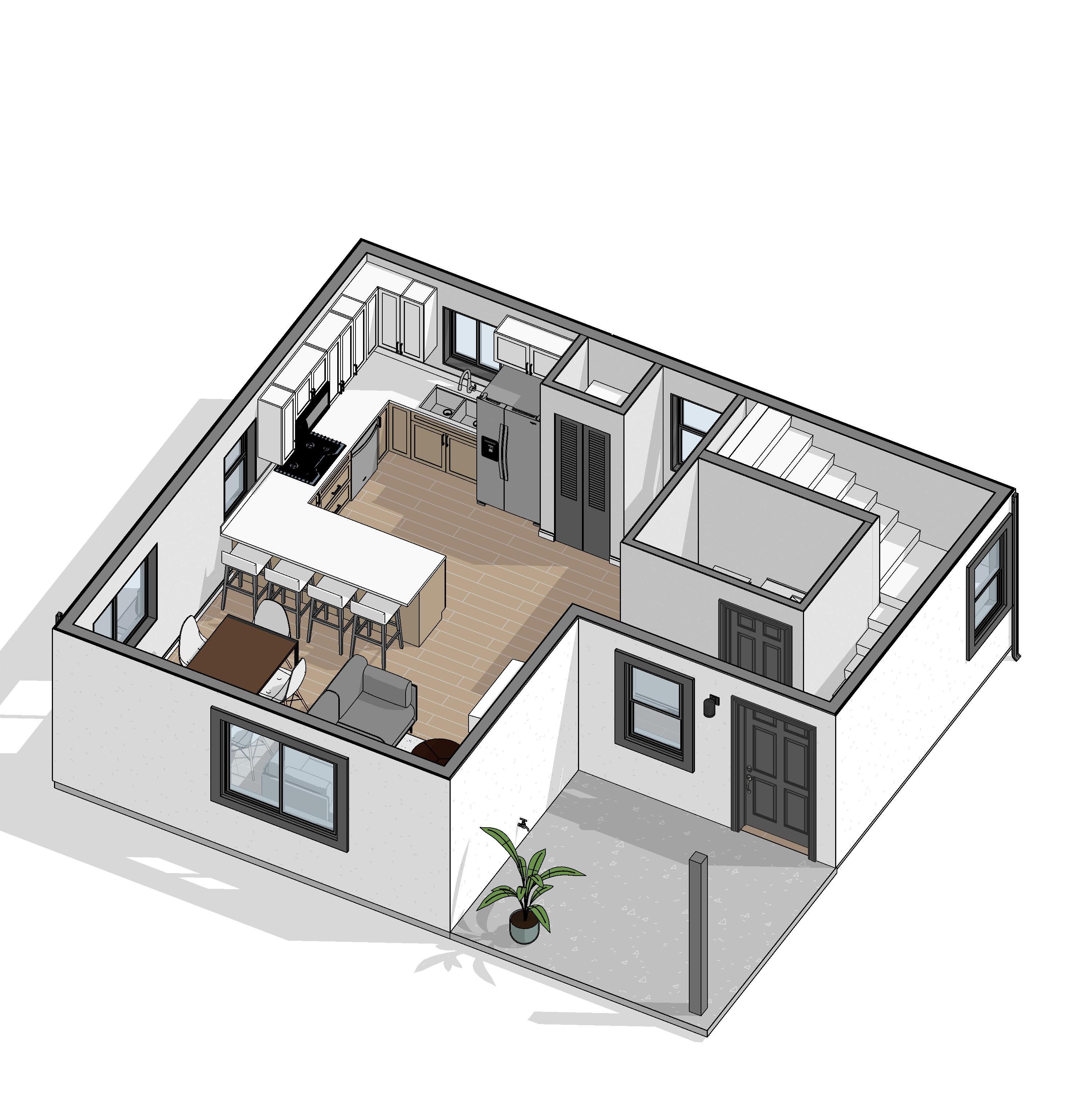 Cielo 3D Isometric Model — Alternate View