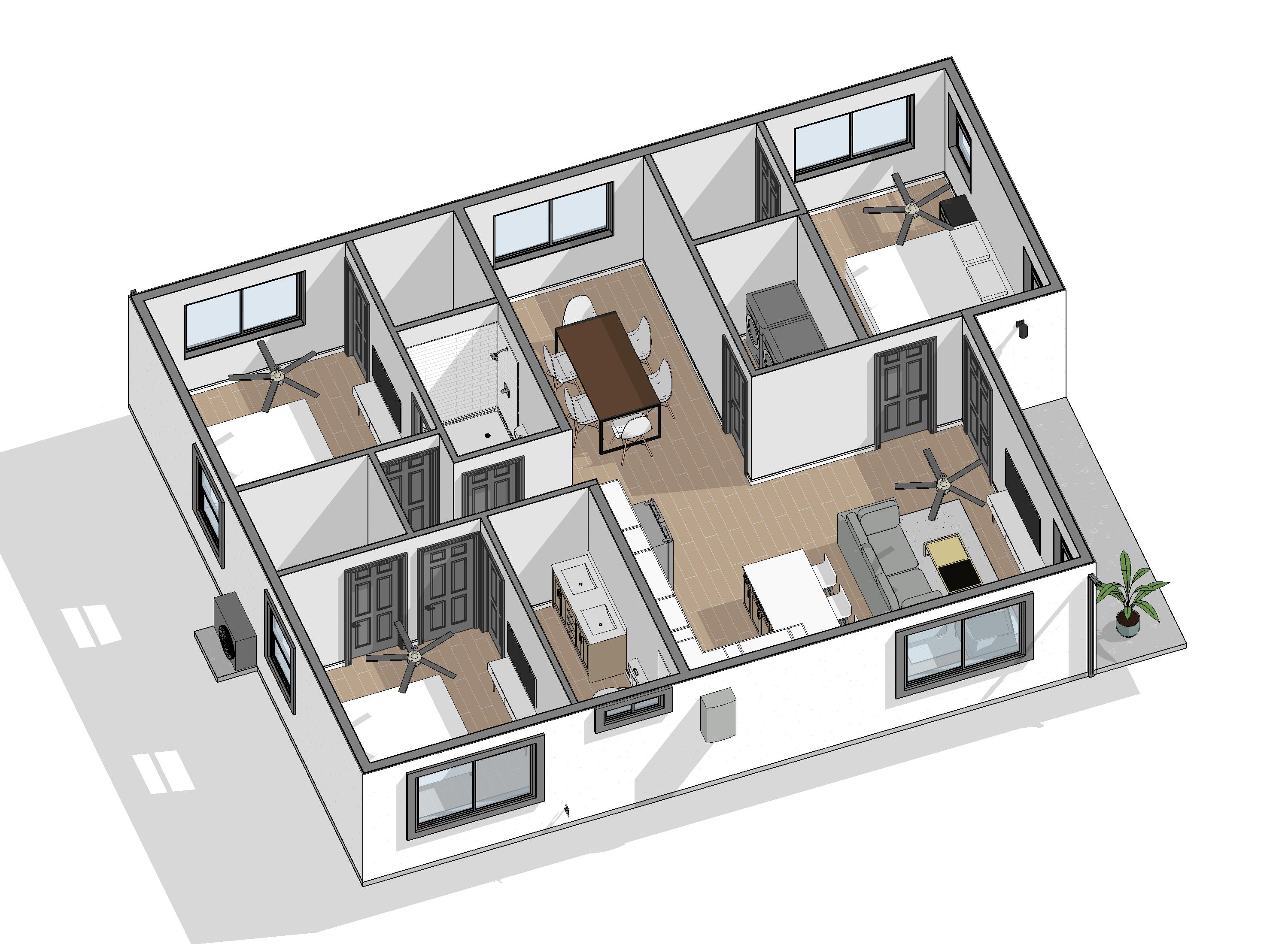 Orion 3D Isometric Model — Alternate View