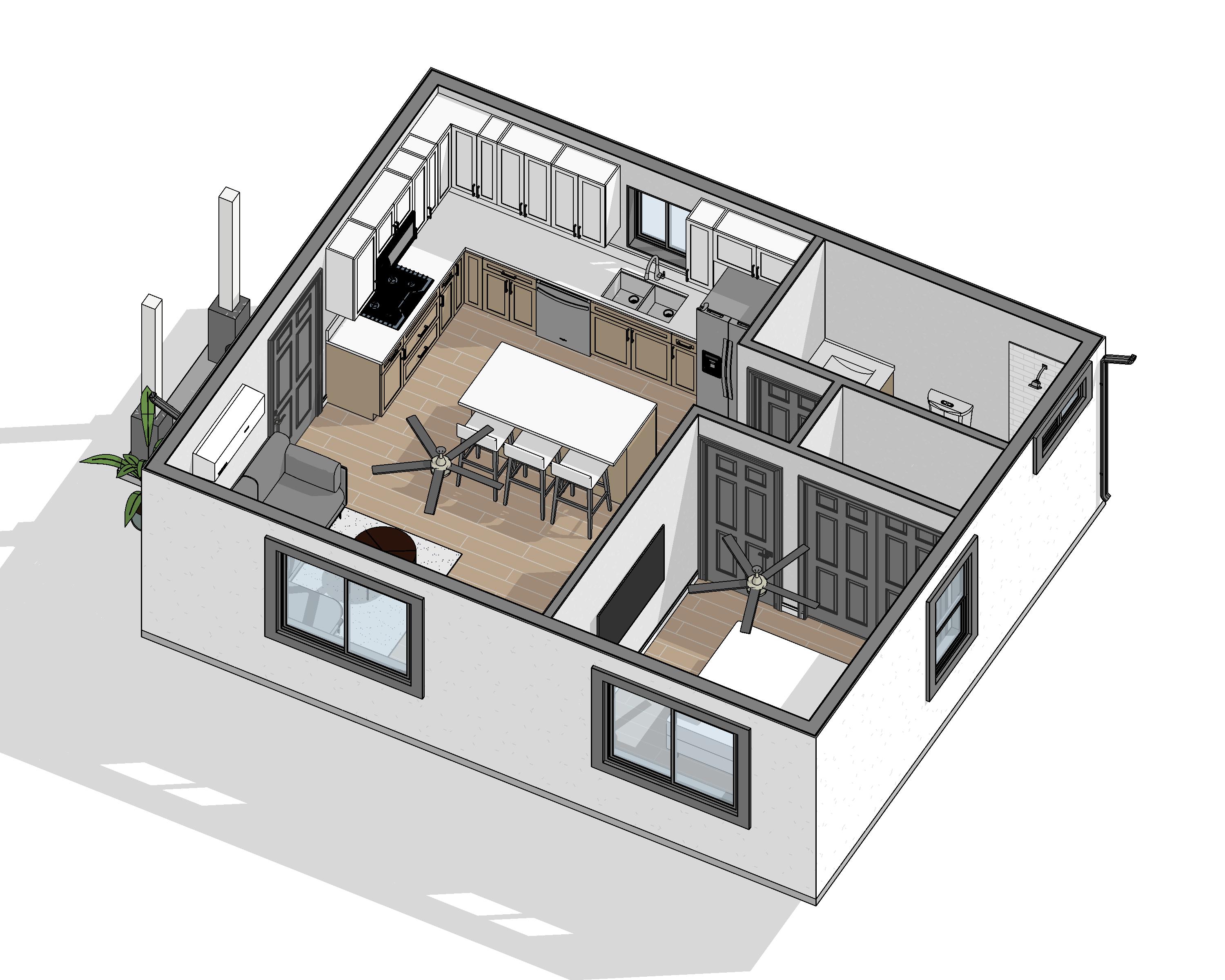 Vela 3D Isometric Model — Primary View