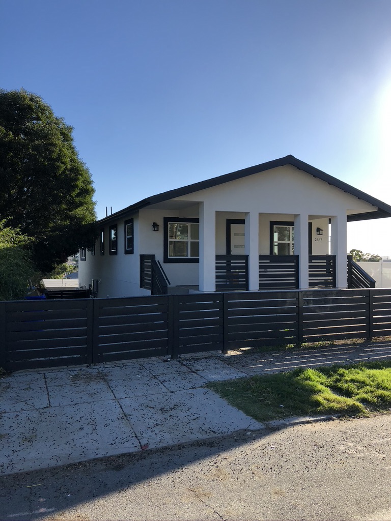 Modern new custom home construction by CRS Builders in San Diego