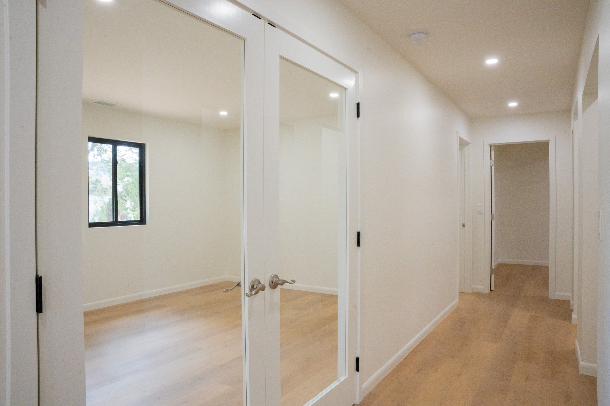 Custom home hallway design