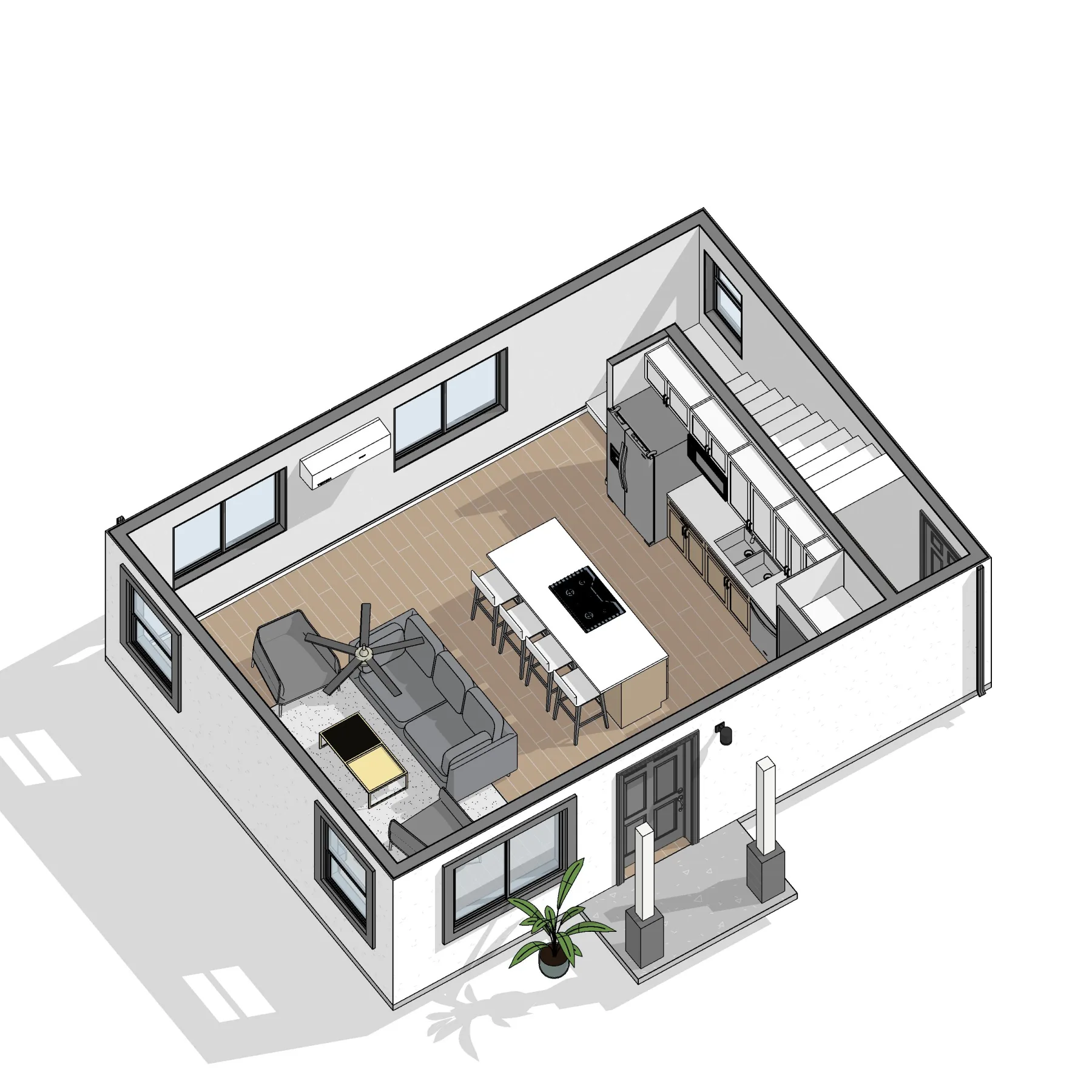 Altura 3D Isometric Model — Alternate View