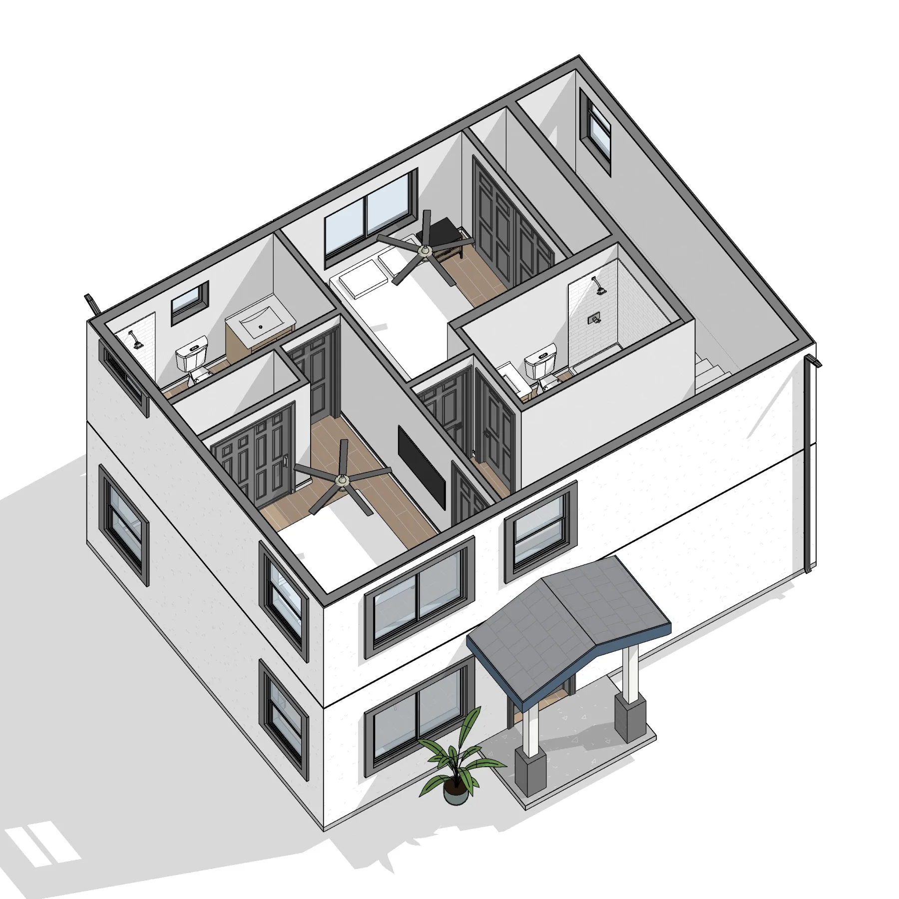 Altura 3D Model — 1,000 SF