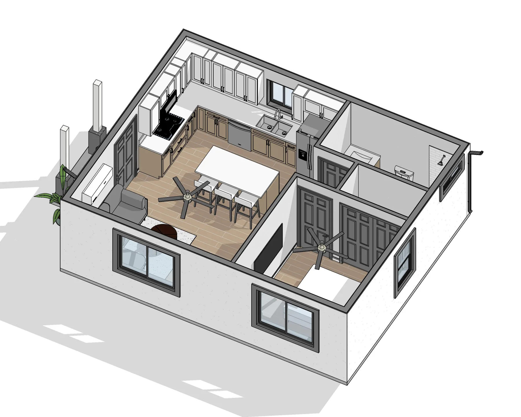 Vela 3D Isometric Model — Primary View