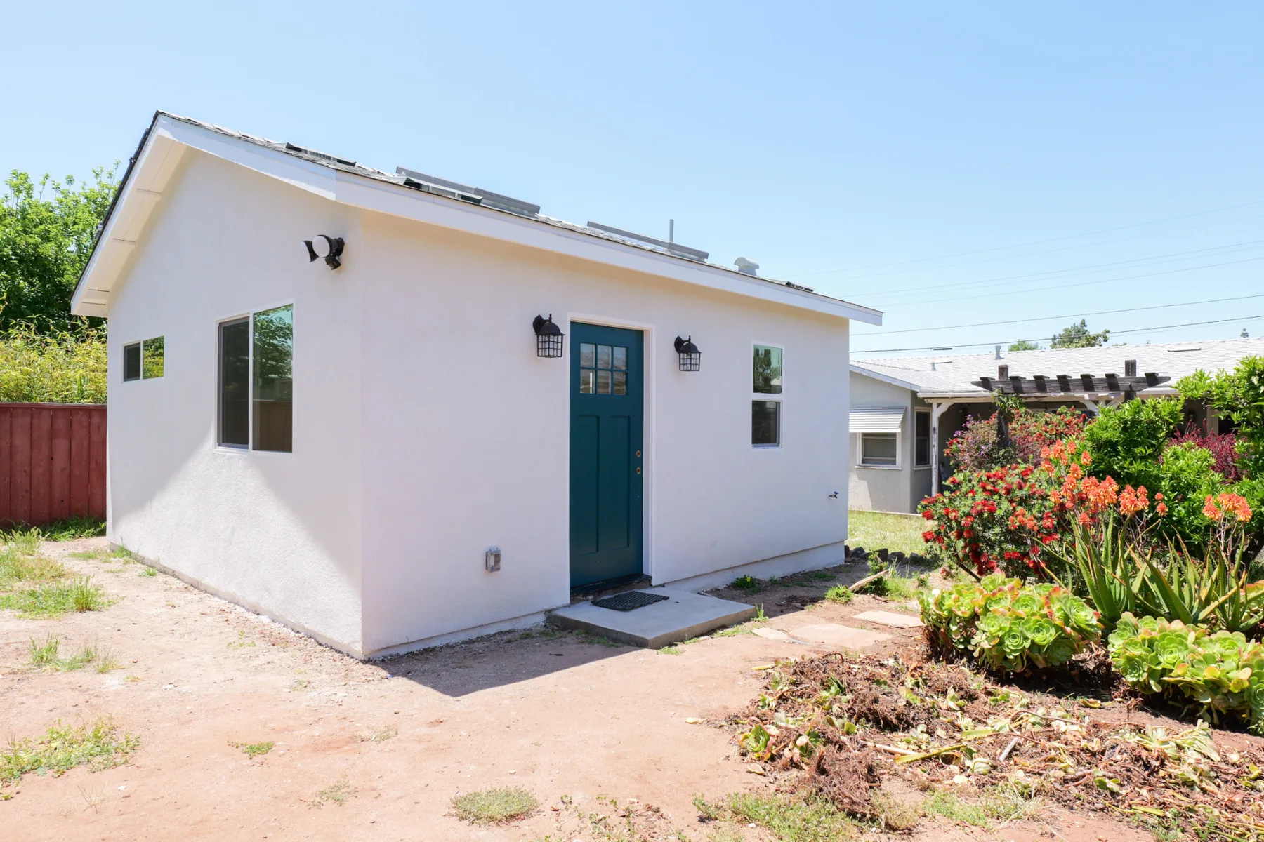 Detached accessory dwelling unit built by CRS Builders Inc. in San Diego
