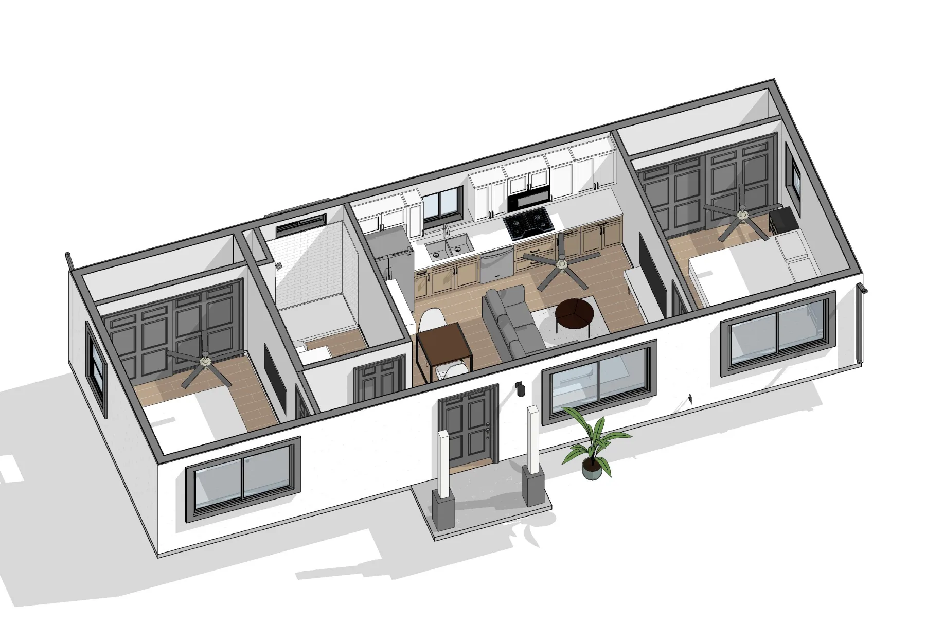 Terra 3D Isometric Model — Alternate View