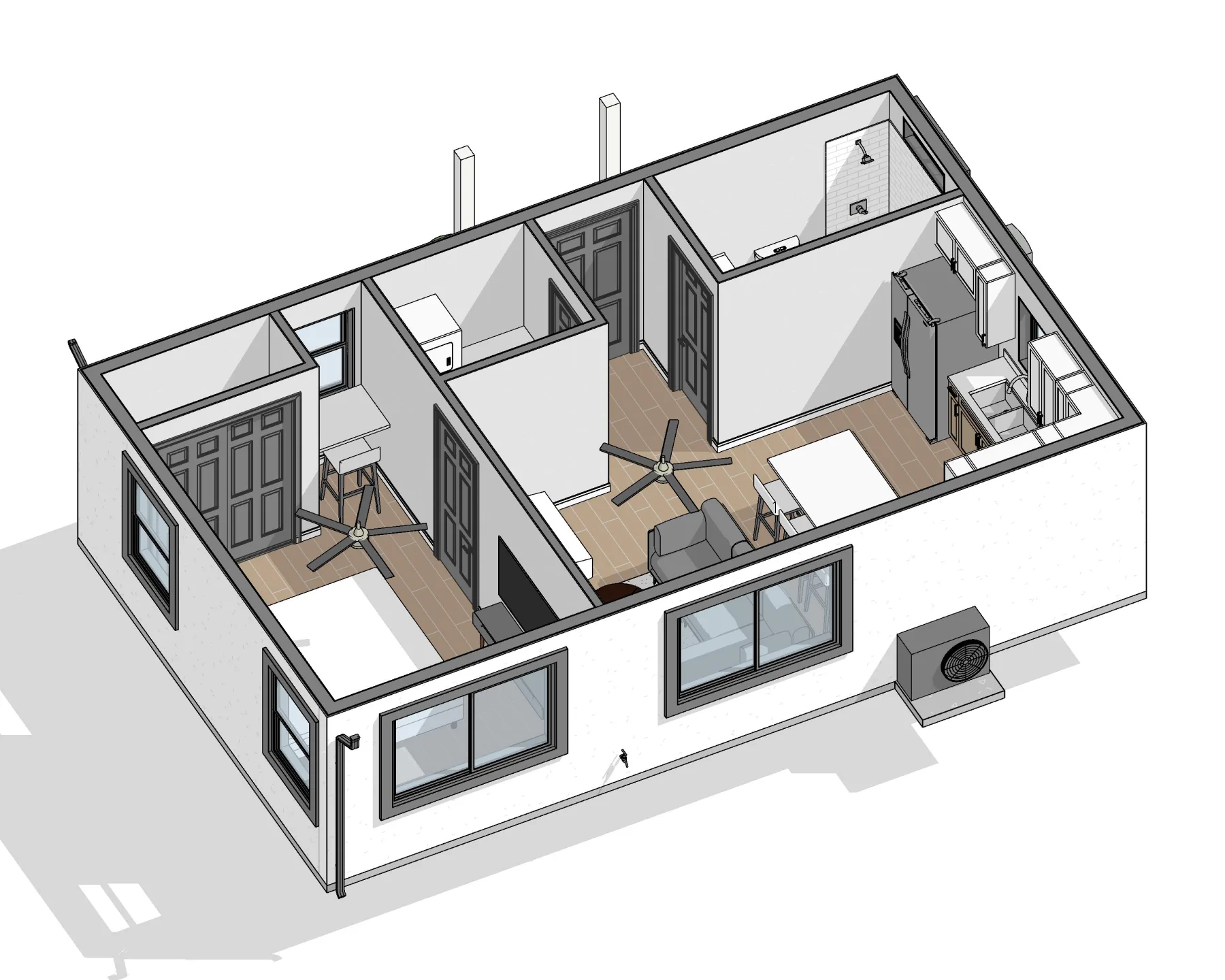 Aria 3D Isometric Model — Alternate View