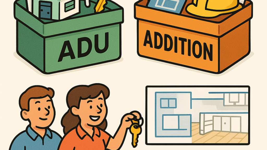 ADU vs Addition Infographic