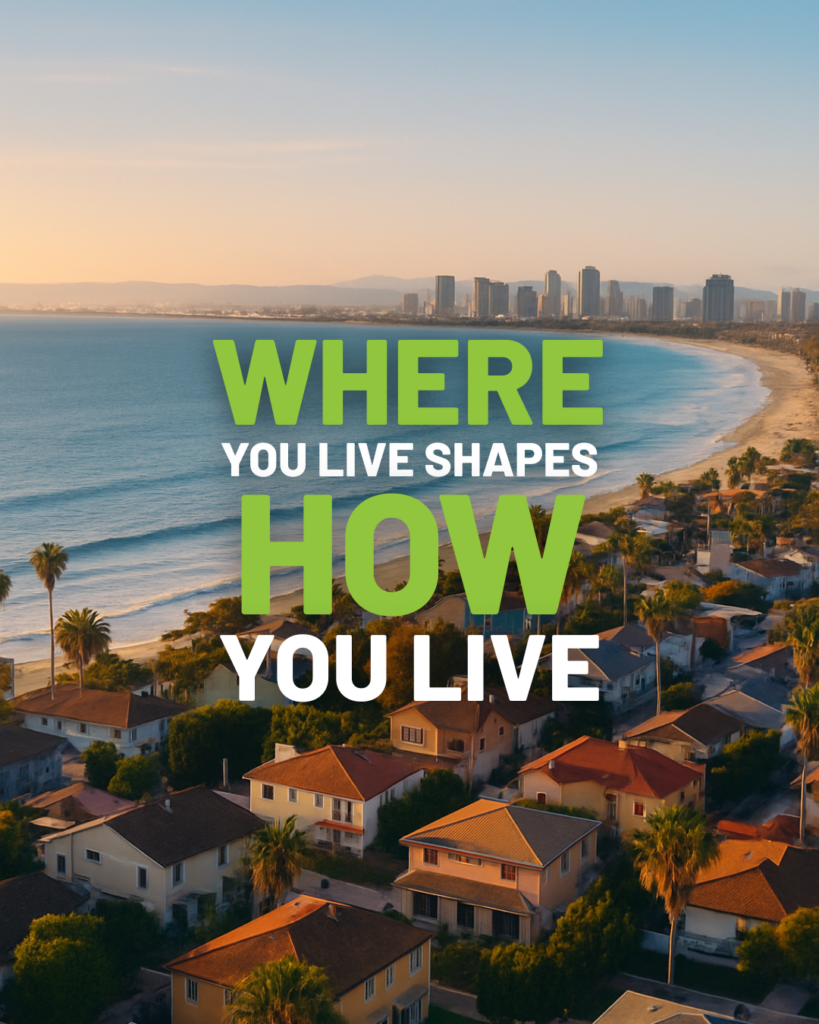 Where You Live Shapes How You Live